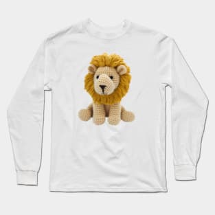 Lion Crochet Baby Toy Long Sleeve T-Shirt